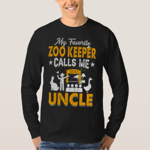 Mijn favoriete dierentuinhouder noemt me oom Anima T-shirt
