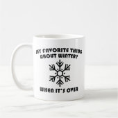 Mijn favoriete ding over de winter koffiemok (Links)