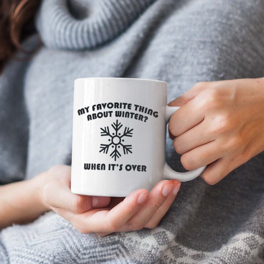 Mijn favoriete ding over de winter koffiemok