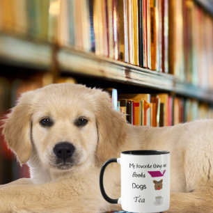 Mijn favoriete dingen Boeken, Honden, Thee Mok