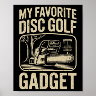 Mijn favoriete discgolf gadget grappige discgolf _ poster