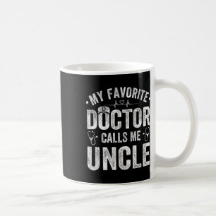 Mijn favoriete dokter noemt me oom Vaderdag Koffiemok