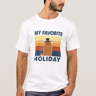 Mijn favoriete feestdag, Vintage voor grappige fee T-shirt
