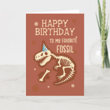 Mijn favoriete Fossil Verjaardagsgroet