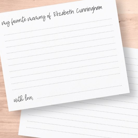 Mijn favoriete geheugen Funeral Modern Attendance 