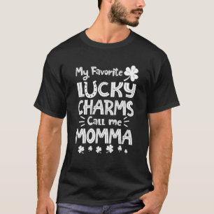 Mijn favoriete geluksbrengers noemen me mama grapp t-shirt