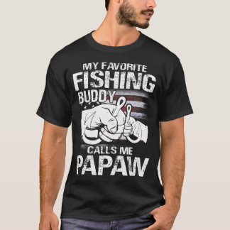 Mijn favoriete Geviste vriend noemt me papaw T-shirt