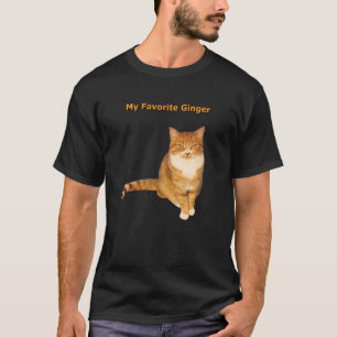 Mijn favoriete Ginger Oranje Tabby Cat Kat Lover T-shirt