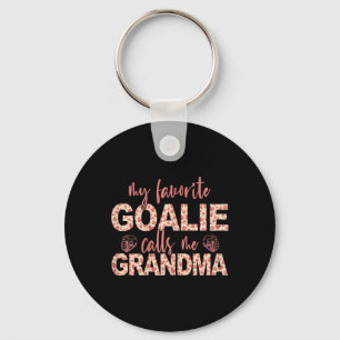 Mijn favoriete goalie noemt me oma Hockey Goalie Sleutelhanger