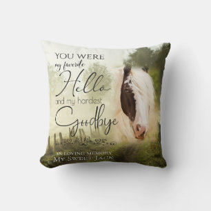 Mijn favoriete Hallo Land Pet Memorial PHOTO Kussen
