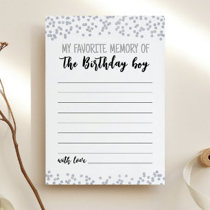 Mijn favoriete herinnering aan de Birthday boy Gam Kaart