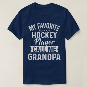 Mijn favoriete Hockey Player belt me opa T-shirt
