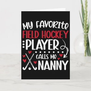 Mijn favoriete hockeyspeler Nanny veldhockey Kaart