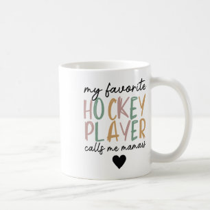 Mijn favoriete hockeyspeler noemt me Mamaw Vintage Koffiemok