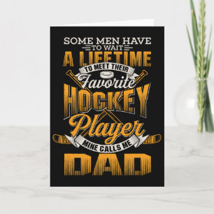 Mijn favoriete hockeyspeler noemt me papa - Hockey Kaart