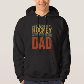 Mijn favoriete hockeyspeler noemt me papa vintage hoodie