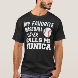Mijn favoriete honkbalspeler noemt me Bunica Roman T-shirt