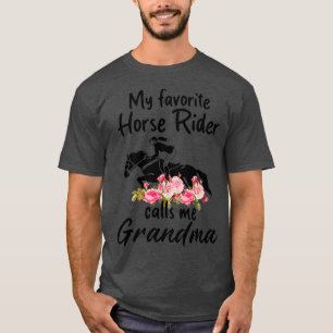 Mijn favoriete Horse Rider noemt me oma Funny Mot T-shirt