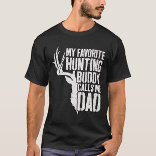 Mijn favoriete jachtmaatje noemt me pa hertenjager t-shirt