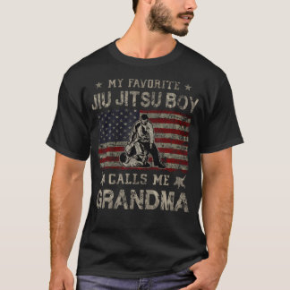 Mijn favoriete jiu jitsu-jongen noemt me oma moede t-shirt