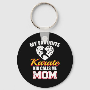 Mijn favoriete karate vechter kind noemt me mama g sleutelhanger
