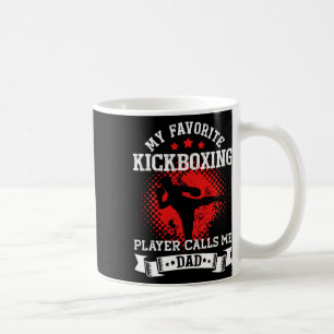 Mijn favoriete kickbokser noemt me papa Kickbox Koffiemok