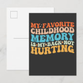 Mijn favoriete kinderdagverblijf is mijn achterste uitnodiging briefkaart (Voorkant / Achterkant)