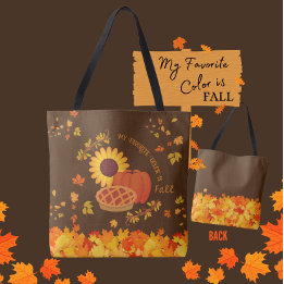 Mijn favoriete kleur is Herfst Draagtas