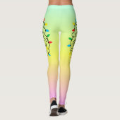 Mijn favoriete kleur is kerstverlichting leggings (Achterkant)