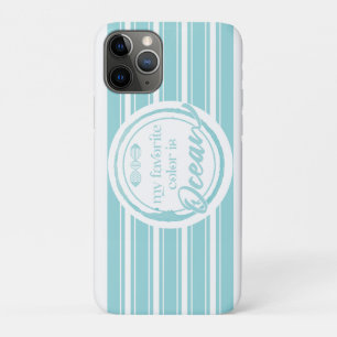 Mijn favoriete kleur is Oceaan Badhanddoek iPhone 11 Pro Hoesje