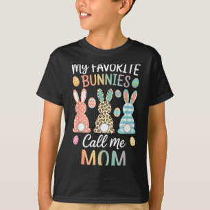 Mijn favoriete konijnen noemen me mama Schattig Pa T-shirt