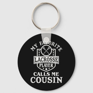 Mijn favoriete Lacrosse speler noemt me neef outfi Sleutelhanger