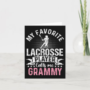 Mijn favoriete lacrossespeler noemt me Grammy grap Kaart