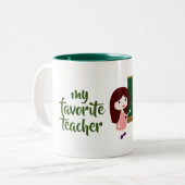 ***MIJN FAVORIETE-LERER** MOK met tweetonige KOFFI (Voorkant links)