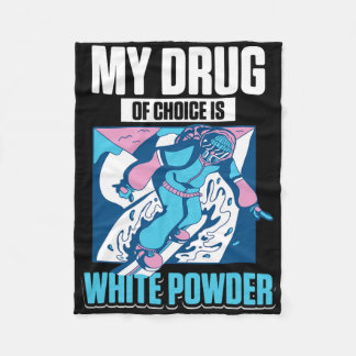 Mijn favoriete medicijn is sneeuwkarton met wit po fleece deken