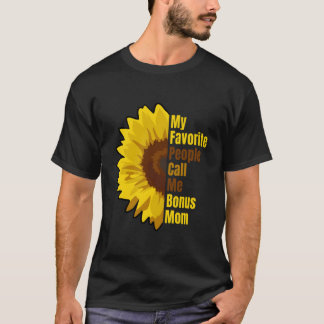 Mijn favoriete mensen noemen me Bonus Moeder Rad M T-shirt