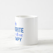Mijn favoriete mensen noemen me de grijze koffie-M Koffiemok (Center)