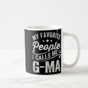 Mijn favoriete mensen noemen me G-ma Moederdag Gif Koffiemok