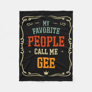 Mijn favoriete mensen noemen me Gee Father &#; s D Fleece Deken