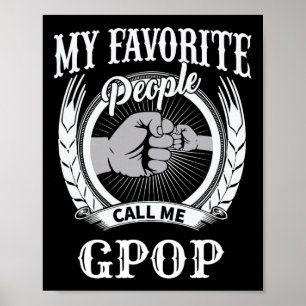 Mijn favoriete mensen noemen me Gpop Vuiststoot Sp Poster