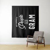 Mijn favoriete mensen noemen me Gram Wandkleed (In situ)