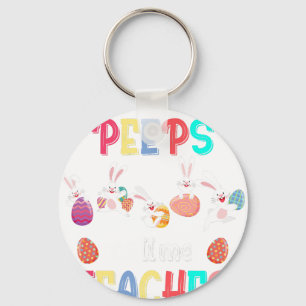 mijn favoriete mensen noemen me leraar, retro, vin sleutelhanger