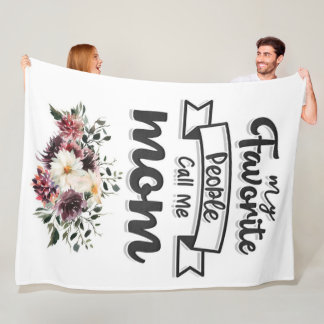 Mijn favoriete mensen noemen me mama fleece deken