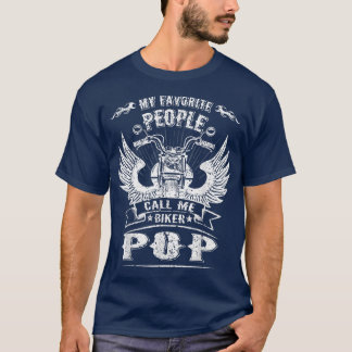 Mijn favoriete mensen noemen me mijn fietser Pop o T-shirt