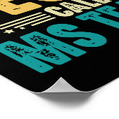 Mijn favoriete mensen noemen me MS Teacher Poster (Hoek)