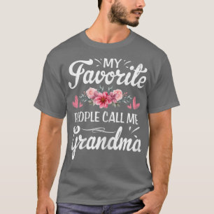 Mijn favoriete mensen noemen me oma Cute Mot T-shirt
