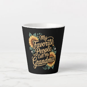 Mijn favoriete mensen noemen me oma Moederdag Latte Mok