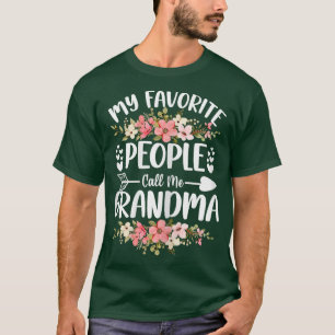 Mijn favoriete mensen noemen me oma moeder's t-shirt