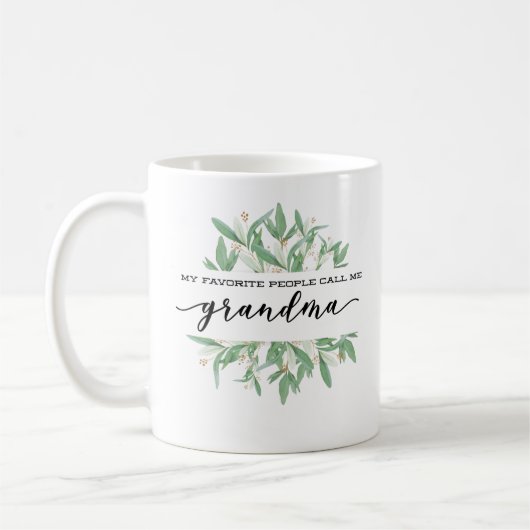 Mijn favoriete mensen noemen me oma-Mok Koffiemok (Links)