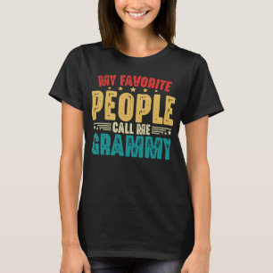Mijn favoriete mensen noemen me oma-oma t-shirt